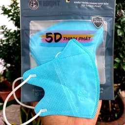 Khẩu trang 5D kháng khuẩn thùng 100 chiếc dùng 1 lần thịnh phát 3