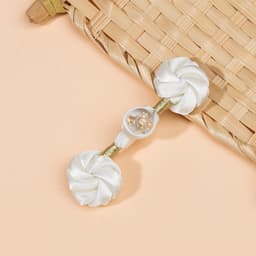 Nút Áo HOA MẠN ĐÀ LA Tua Rua - Cúc Tàu Thủ Công Phụ Kiện Sườn Xám Hanfu Áo Dài Cách Tân 5