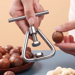 Dụng cụ bóc vỏ hạt mắc ca bằng thép không gỉ, dụng cụ bóc vỏ hạt phỉ, dụng cụ bóc vỏ hạt óc chó, dụng cụ bóc vỏ  4