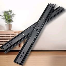 Ray Bi 3 Tầng Không Giảm Chấn Bản 45 Cao Cấp, Kích Thước Từ 200 Đến 500. Chất Liệu Thép Sơn Tĩnh Điện, Dày, Độ Bền Cao 8