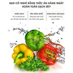 [HCM] - Máy Khử Trùng Ozone Thực Phẩm Và Rau Củ Taiwan Fresh Dung Tích 10L - Home and Garden 3