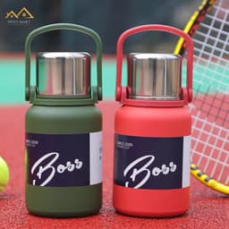 Bình Giữ Nhiệt Boss Inox 316 Có Nắp Kèm Cốc Dung Tích 800ml/1000ml/ 1500ml 2
