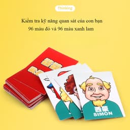 【BabyJoy】Bộ đồ chơi board game đối kháng 2 người,WHO IS IT,Dành Cho Trẻ Em Và Người Lớn Trò Chơi Board Game 7