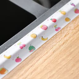 Băng PVC dán viền đa năng dán cạnh bếp bồn rửa chén, bếp ga chống thấm họa tiết hoa lá 150x3.8cm 3