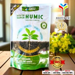 1 thùng 20 gói Acid Humic Hợp Trí Tết Super Humic (Túi 1kg) - Cải Tạo Đất, Siêu Kích Rễ, Chuẩn Hữu Cơ OMRI 3