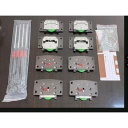 Bánh Xe Cửa Lùa Giảm Chấn Dùng Cho Tủ Áo. Giúp Đóng Mở Tủ Êm Ái Và Nâng Cao Tuổi Thọ Tủ. Khách Mua Ray Nhắn Cho Shop 5
