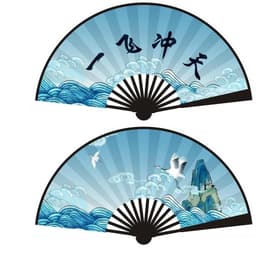 Quạt xếp nan 28cm phụ kiện trưng bày trang trí chụp ảnh cầm tay xinh xắn 3