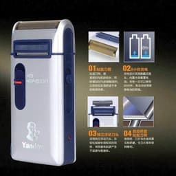 Máy Cạo Râu Đa Năng luoi Ngang Sạc Tích Điện Vỏ Thép Tiện Lợi 4