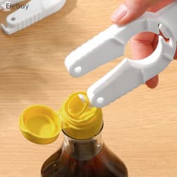 [Elebuy] 2 Dụng cụ mở chai đa chức năng Dụng cụ mở hộp nhựa Dụng cụ kẹp chai Dụng cụ loại bỏ Tab kéo súp cho bàn tay yếu Người cao tuổi Mới 7