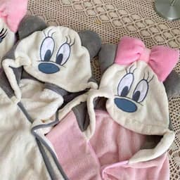 Áo choàng tắm cho bé có mũ, khăn choàng tắm nhiều màu dễ thương cho bé trai bé gái free ship 2