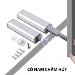 Tipon Nhấn Mở Cánh Tủ Inox Có Nam Châm Hút Tiết Kiệm Chi Phí, Dễ Dàng Lắp Đặt Tiện Lợi, Không Cần Tay Nắm. Hàng Tốt 2