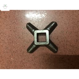 Dao bệ đùn thịt cối 12 máy xay thịt đùn xương 4 cạnh thép cứng 1