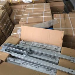 Ray Âm Nhấn Mở Cao Cấp. Kích thước từ 250-450mm Chất Liệu Thép Chống Gỉ Dày Dặn Chịu Tải 50kg. Dùng Cho Ngăn Kéo Tủ 7