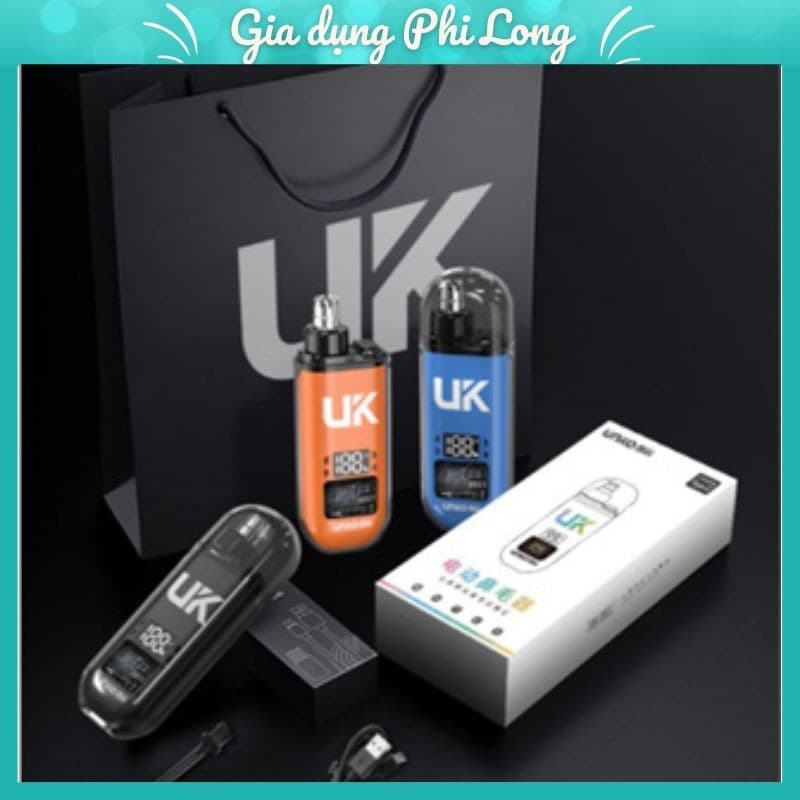 Máy cắt tỉa lông mày lông mũi điện mini UNKA, Sử dụng pin sạc, Vệ sinh dễ dàng🍀FREESHIP🍀
