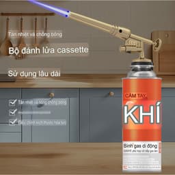 Khò Ga Mini An Toàn, Khò Gas Mini Đời mới Thiết Kế Mới 2026 Đầu Chống Bỏng Hiệu Quả,Tiện Dụng.(giadungtienichthetung) 7