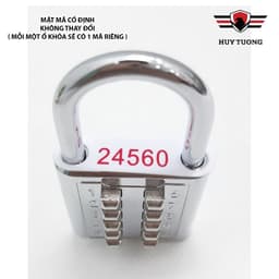 Ổ khóa mã số CJSJ chất liệu hợp kim inox chống gỉ, khóa bằng 5 số thiết kế tinh tế và cực kỳ chắc chắn - Huy Tưởng 8