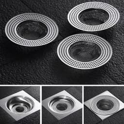 Nắp bịt cống thoát sàn nhà tắm bằng lưới inox thoát nhanh, chặn tóc, lọc rác, chống tắc hiệu quả 4