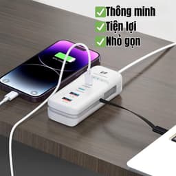Sạc 5 Cổng USB Type C 20W - Đầu Sạc Đa Năng An Toàn, Tương Thích Nhiều Thiết Bị, Thích Hợp Mọi Nhu Cầu. 7