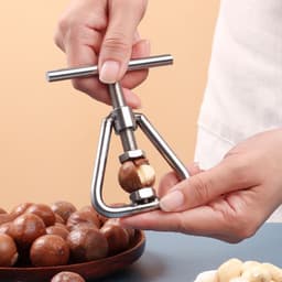 Dụng cụ bóc vỏ hạt mắc ca bằng thép không gỉ, dụng cụ bóc vỏ hạt phỉ, dụng cụ bóc vỏ hạt óc chó, dụng cụ bóc vỏ  3