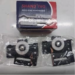 Bánh Xe Cửa Lùa Tăng Chỉnh. Dùng Cho Tủ Áo, Hàng Loại 1, Độ Bền Cao 3