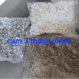 Cam Liên Kết 2 Thành Phần Và 3 Thành Phần. Ốc Cam Chất Liệu Inox Mạ Niken Sáng Bóng Và Rất Dày. Gói 500 Bộ. 6