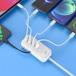 Sạc 5 Cổng USB Type C 20W - Đầu Sạc Đa Năng An Toàn, Tương Thích Nhiều Thiết Bị, Thích Hợp Mọi Nhu Cầu. 8