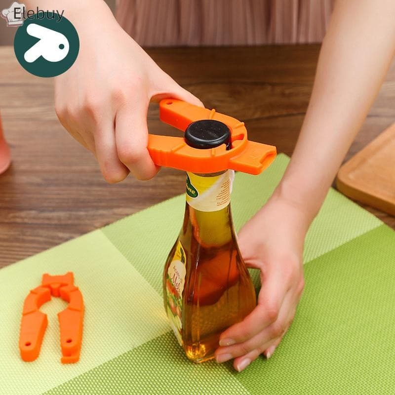 [Elebuy] 2 Dụng cụ mở chai đa chức năng Dụng cụ mở hộp nhựa Dụng cụ kẹp chai Dụng cụ loại bỏ Tab kéo súp cho bàn tay yếu Người cao tuổi Mới