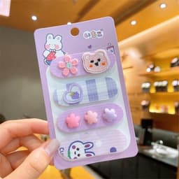 Set 4 miếng dán tóc mái và giữ tóc sau gáy cho bé🍀FREESHIP🍀 4