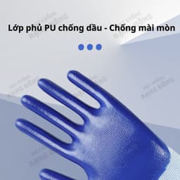 Bao Tay Phủ PU Mỏng Nhẹ (1 Đôi) Chống Trơn Chống Bám Đất Bảo Hộ Lao Động | Nông Trại Sago 3