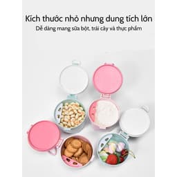 #Hộp chia sữa cho bé giúp mẹ dễ dàng đo chính xác lượng sữa mỗi bữa ăn của bé(KHOTRANGMON) 6