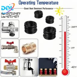 Gioăng cao su 400pcs Chất lượng cao - Roang cao su thay thế băng tan, Ron chỉ cao su. Thiết Bị Điện DQL 3