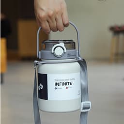 Bình Nước Giữ Nhiệt Boss Inox 316 - 304 Có Quai Xách Dung Tích 800ml ( tặng kèm sticker) -Bình Giữ Nhiệt Cao Cấp FREE SH 5