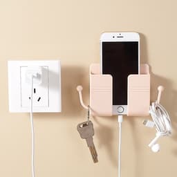Combo 2 Kệ Điện Thoại Remote Dán Tường Có Tai Để Đồ Dùng Treo Chìa Khóa Tiện Dụng 3