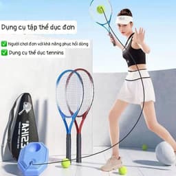 Bộ vợt tennis tập tại nhà, Vợt đồ chơi tennis dành cho bé tăng khả năng vận động cao,  tập luyện mọi lúc mọi nơi BB-427 2