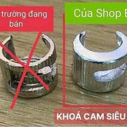 Cam Liên Kết 2 Thành Phần Và 3 Thành Phần. Ốc Cam Chất Liệu Inox Mạ Niken Sáng Bóng Và Rất Dày. Gói 500 Bộ. 9