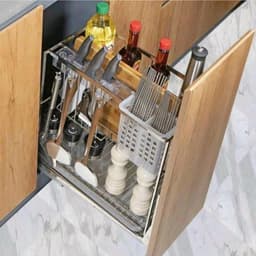Fulco Giá Đựng Gia Vị Chai Lọ Inox 304 Cao Cấp, Nan Dẹt Kích Thước 200-400mm. Bảo Hành Han Rỉ Chọn Đời Tại Nhà Toàn Quốc 6