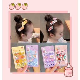 Set 4 miếng dán tóc mái và giữ tóc sau gáy cho bé🍀FREESHIP🍀 6