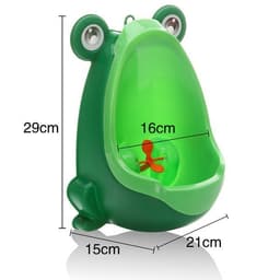 Bô tiểu đứng cho bé trai, Bồn tiểu cho bé dán tường hình ếch 3