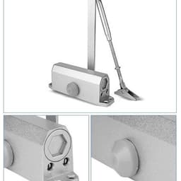 [CHÍNH HÃNG HÀN QUỐC] Tay Co Thủy Lực, Tay Đẩy Hơi - Củi Chỏ Hơi, Đóng Cửa Tự Động(Dừng 90 -180° độ, Lực 25 -85kg) 6