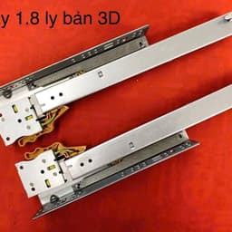 Ray Âm Giảm Chấn Mở Toàn Phần Cao Cấp Điều Chỉnh 3D. Dày 1.8 ly, Chịu Tải Cao 50kg Đóng Mở Êm Ái. Hàng Loại Tốt 5