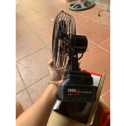 Quạt Tích Điện Pin 10 Cell Dùng Liên Tục 8h , Quạt Makita Để Bàn 2 Cấp Độ Gió Siêu Mát 8
