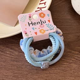 set  Dây Cao Su Dopamine Dây Buộc Tóc Dây Phụ Kiện Tóc xinh. nhatle.store2 6