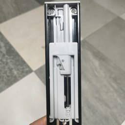 Ray Bi Giảm Chấn 3 Tầng Cao Cấp Bản 45 Có 2 Lò Xo Kéo. Chất Liệu Thép Chống Rỉ, Độ Bền Cao, Đóng Mở Êm Ái. Hàng Loại 1 5