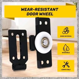 Bánh Xe Cửa Lùa Tăng Chỉnh. Dùng Cho Tủ Áo, Hàng Loại 1, Độ Bền Cao 8