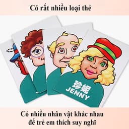 【BabyJoy】Bộ đồ chơi board game đối kháng 2 người,WHO IS IT,Dành Cho Trẻ Em Và Người Lớn Trò Chơi Board Game 6