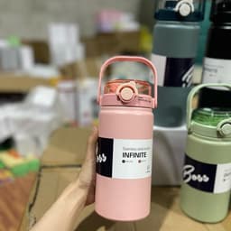 Bình Giữ Nhiệt BOSS Inox 316 Cao Cấp Có Ống Hút Tiện Lợi. MM-STORE 5