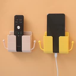 Combo 2 Kệ Điện Thoại Remote Dán Tường Có Tai Để Đồ Dùng Treo Chìa Khóa Tiện Dụng 4