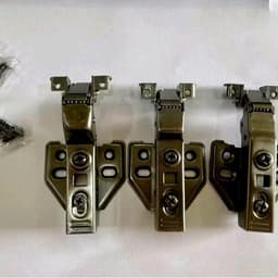 Bản Lề Cánh Kính Giảm Chấn Màu Titan Chất Liệu Thép Điện Hóa. Đóng Mở Êm Ái, Độ Độ Bền 10000 Lần Đóng Mở. 3