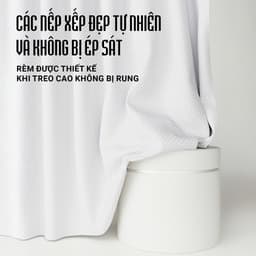 Rèm Nhà Tắm Chống Nước Chống Bám Bẩn Họa Tiết Đẹp Rèm Vải Ngăn Phòng Rèm Cửa Sổ Tặng Móc Treo VIHOMY 8