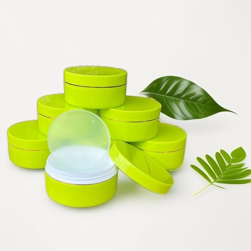 Giá Sỉ 100 hũ K200 xanh bơ (lòng 200g + hũ = 250g) - Có nắp lót chống tràn - Đựng kem trộn Đựng kem body